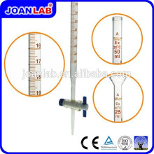 JOAN Laboratory 50ML Burette en verre borosilicaté avec coupelle PTFE Straight